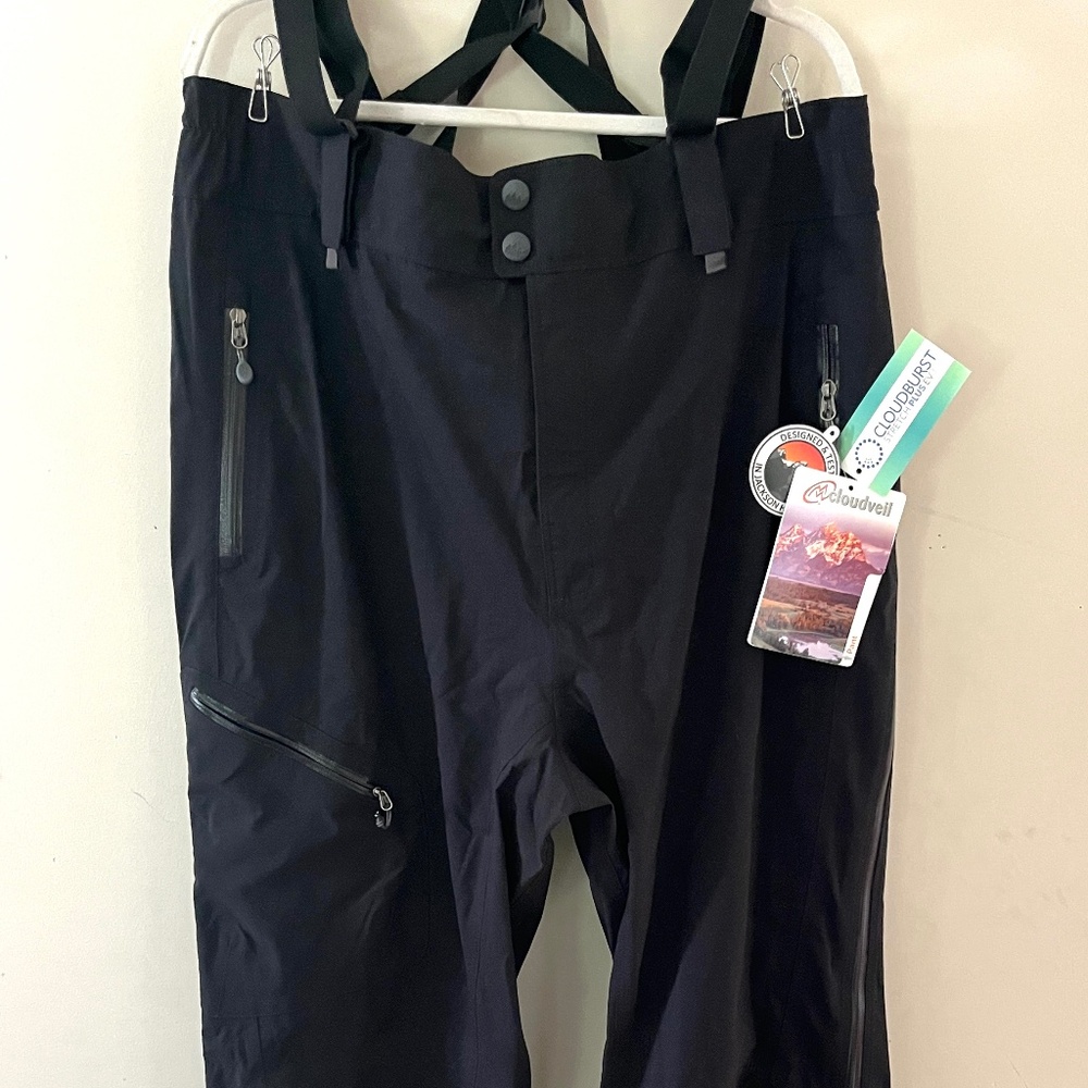 Cloudveil Snow Pant Bib NWT, Men's XXL